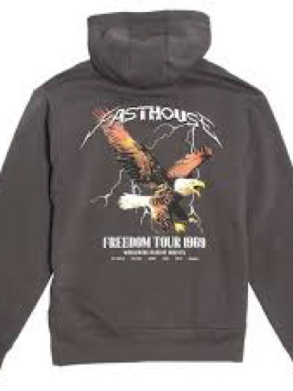 Fasthouse Arise Hooded Pullover Sweatshirt Vintage Black